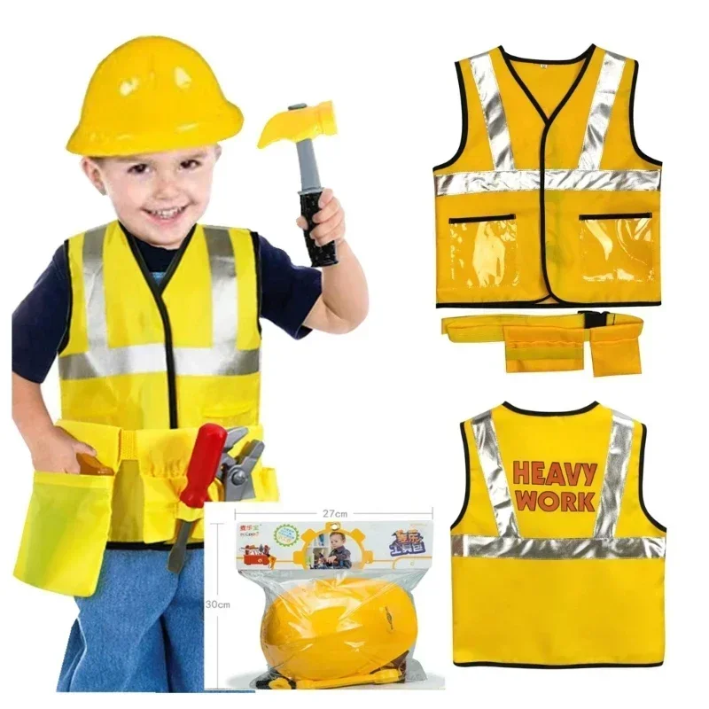 Kids Toys Set - Костюмы строителя для мальчиков, наряды для