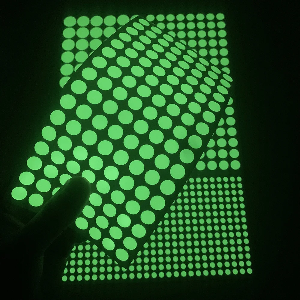 Glow In Dark Stars - 1 лист 3D светящиеся наклейки на