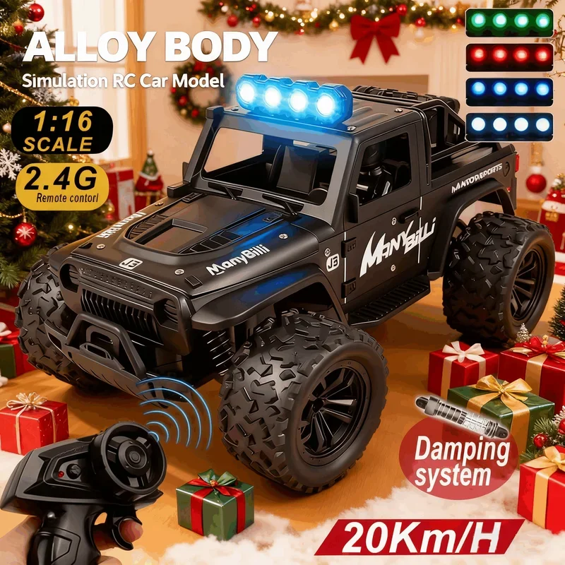 Kid Toys And More - Радиоуправляемая машина 1:16 с подсветкой и