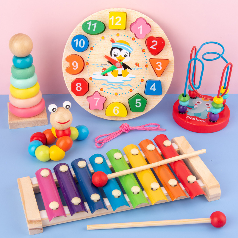 Kids Toys 2 Year Old - Детские игрушки Монтессори, детские 3D деревянные
