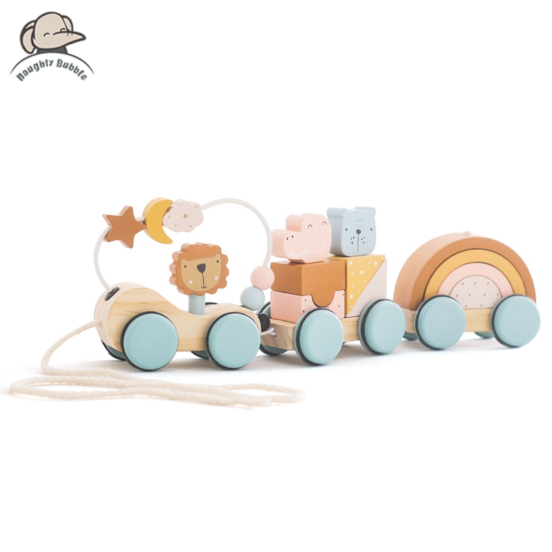 Kids Toys 2 Year Old - Деревянные игрушки Монтессори, блок для животных,