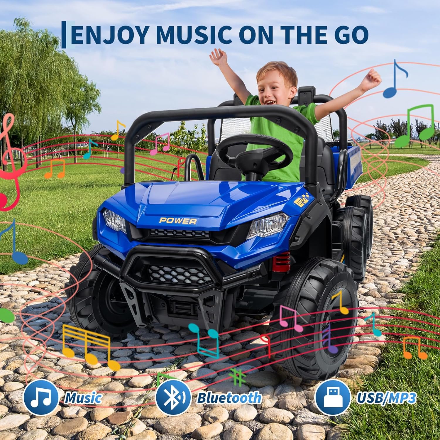 Детский самосвал на аккумулято – обзор и цена Kids Toys Vehicle