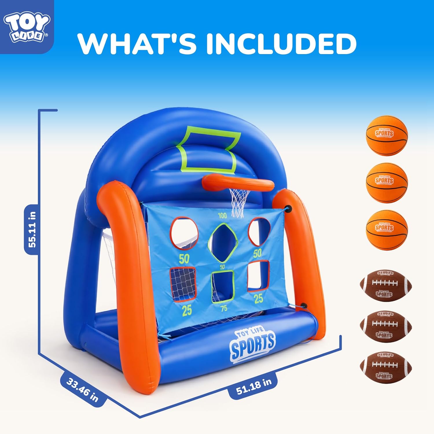 Надувные водные игры для детей – обзор и цена Kids Toys Set