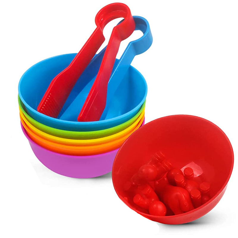 6 пластиковых мисок с 2 пинцет – обзор и цена Kids Toys 2 Year Old
