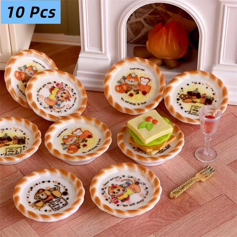 10 шт./компл. кукольный домик  – обзор и цена Kids Toys Set