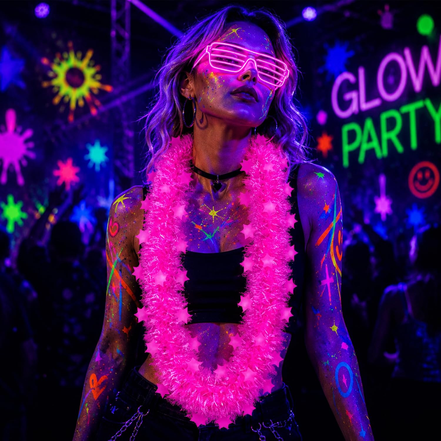Светящееся в темноте ожерелье- – обзор и цена Glow In Dark Stars