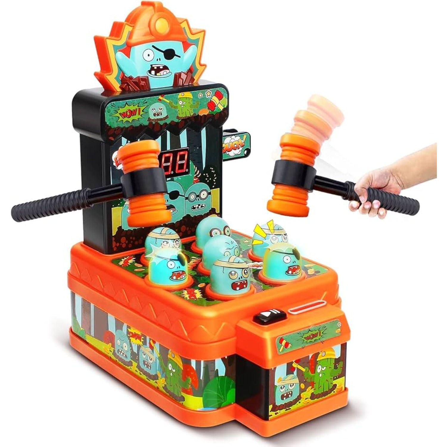 Игровой набор «Ударь зомби» дл – обзор и цена Kids Zombie Toys
