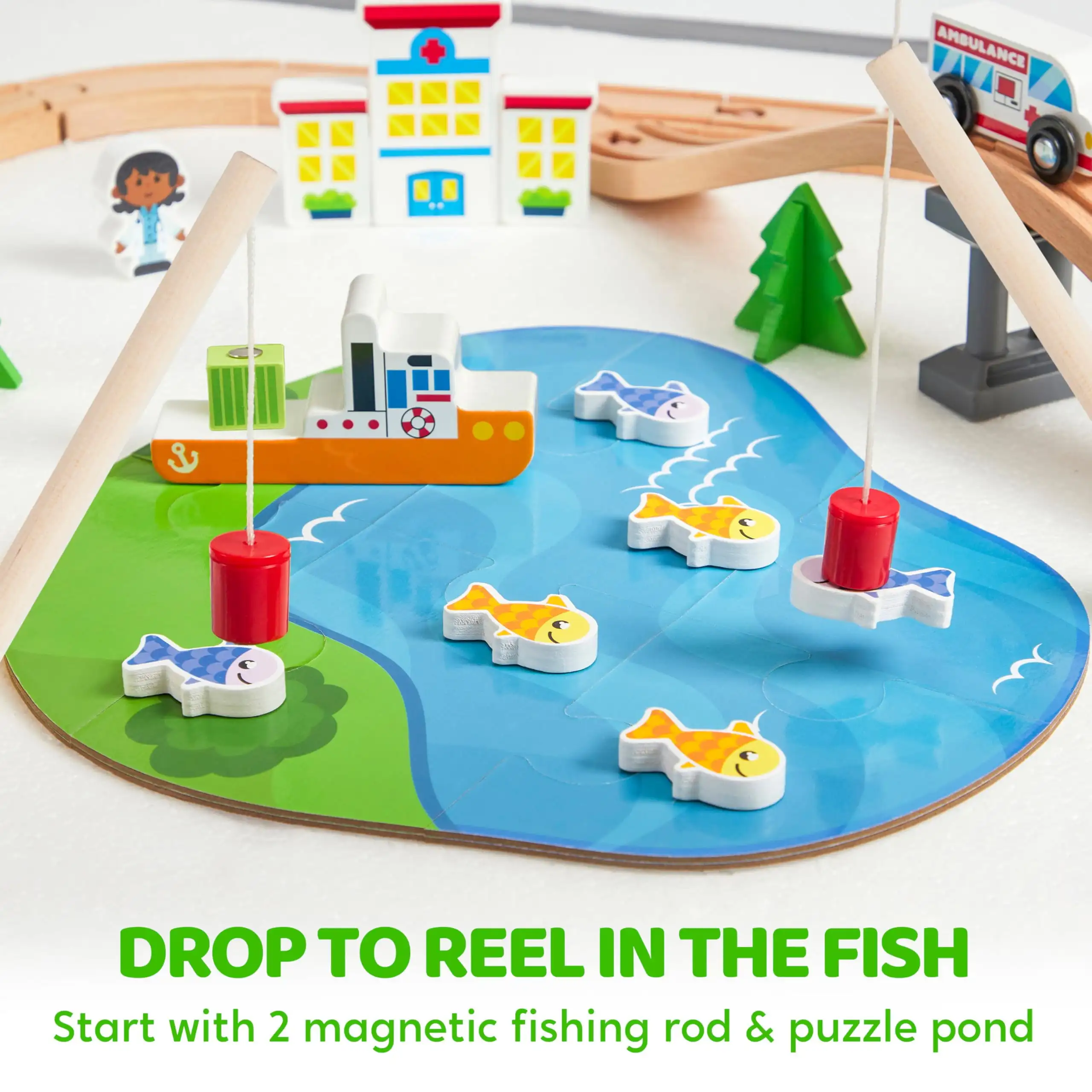 Joyfy 110/60 шт. деревянный на – обзор и цена Kids Toys Set
