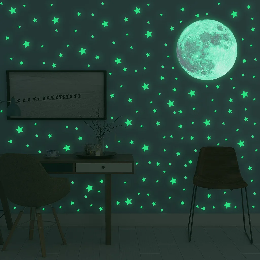 Светящиеся в темноте наклейки  – обзор и цена Glow In Dark Stars